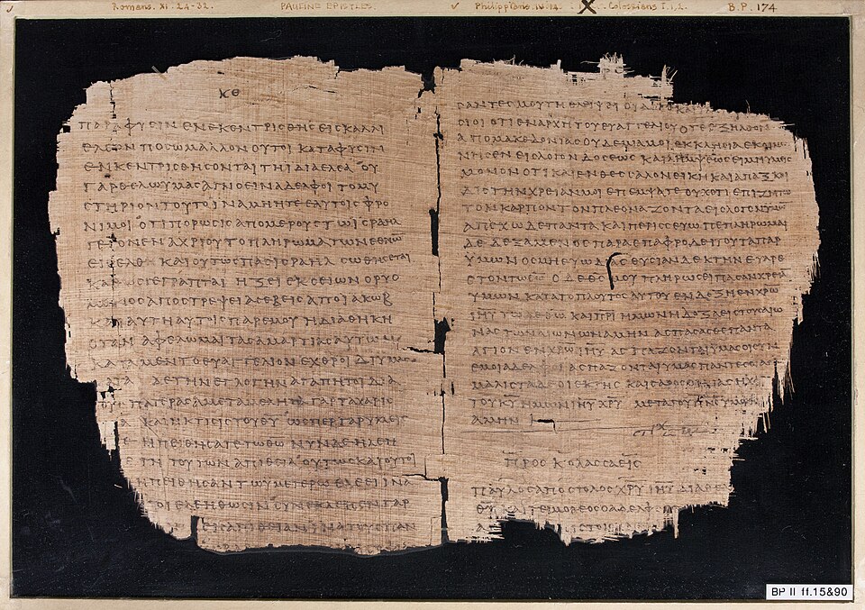 A bifolio of Papyrus 46