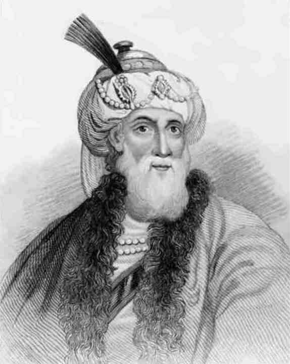 Engraved portrait of Josephus