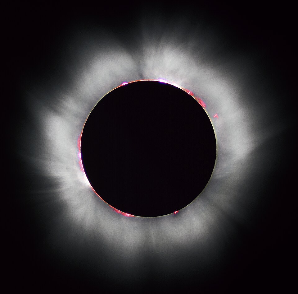 A total solar eclipse